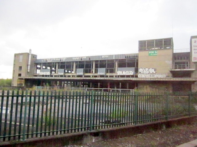 Derelict Building Overlooking Temple Meads Station Bristol