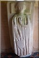 SO8090 : Stone effigy in Bobbington church by Philip Halling