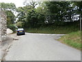 Road junction at Blaenbedw Fawr