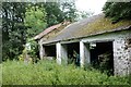 Derelict outbuildings at Brimaston Hall