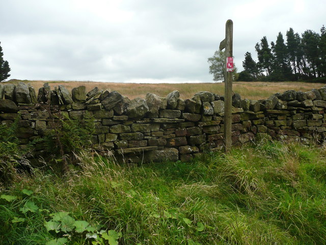 Stile on footpath to Turn Hill, at Cow Hey Lane, Wadsworth