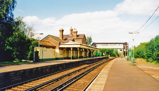 Lingfield station, view north 2000