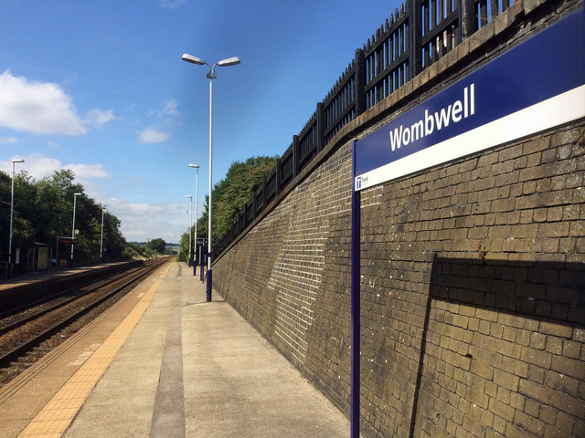 Platform 1 Wombwell railway station