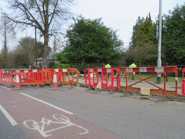 Old cycle path, new cycle path