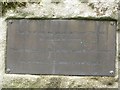 NZ1785 : Commemorative plaque, Mitford by Graham Robson