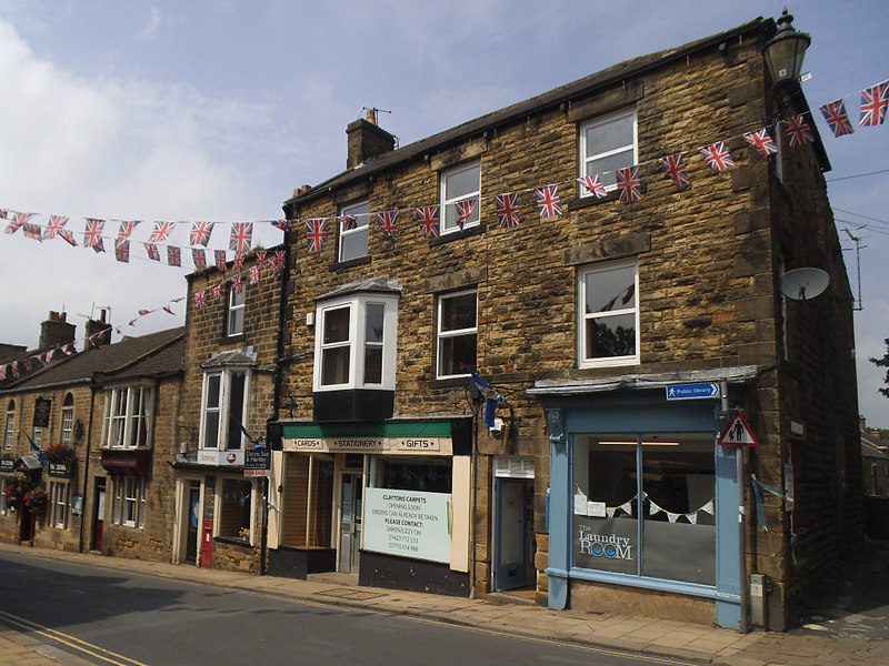 Pateley Bridge High Street shops © Stephen Craven :: Geograph Britain ...