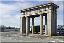 SH2582 : Admiralty Arch Holyhead by Malcolm Neal