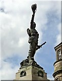 SJ9223 : Stafford Borough War Memorial, Victoria Square by Alan Murray-Rust