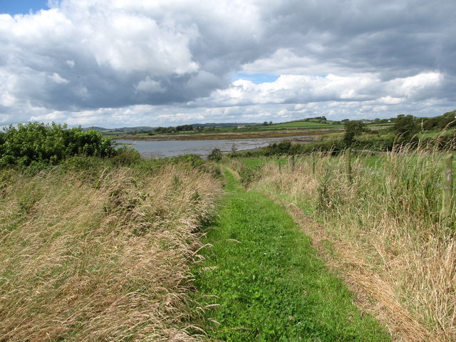 Diverted path approaching Barr Hall Bay © Eric Jones cc-by-sa/2.0 ...