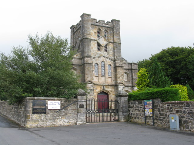 Muirkirk Parish Church (Stopping Point 3 on the River Ayr Way)