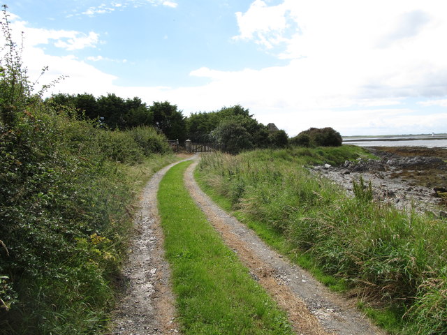 View South along the Barr Hall Bay Track © Eric Jones :: Geograph ...