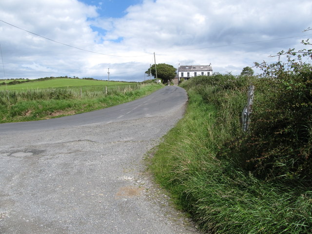 The Barr Hall Bay junction on Barr Hall... © Eric Jones :: Geograph Ireland