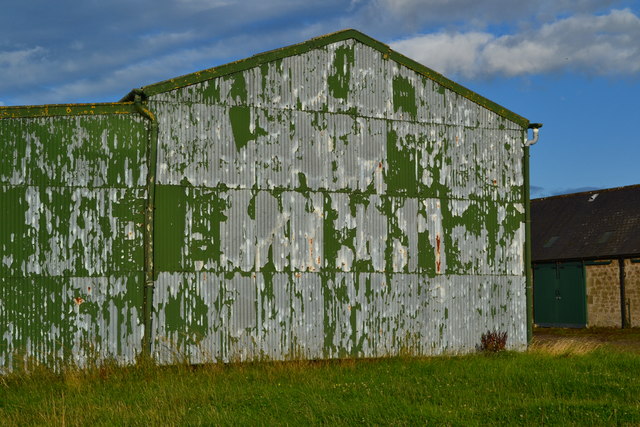 Flaking Paint On Metal Barn At New C David Martin Cc By Sa 2 0