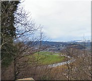 NS8095 : View towards Stirling Castle by Gerald England