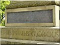 Staffordshire War Memorial, Victoria Park