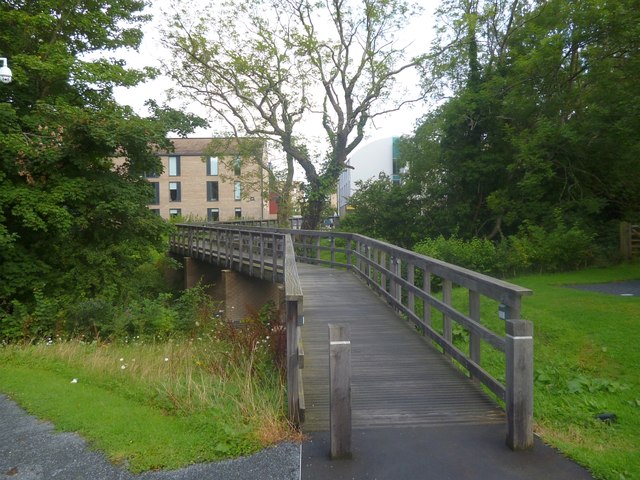 Footbridge, Penglais Farm, Aberystwyth University