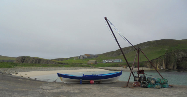 Harbour and beach, North Haven, Fair Isle