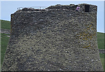 HU4523 : Broch of Mousa, Shetland by Donald MacDonald