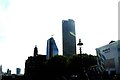 View of the South Bank, One Blackfriars and the OXO Tower from the South Bank