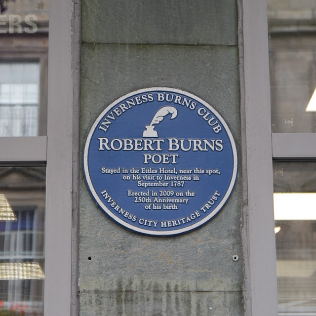 Robert Burns plaque, Bridge Street