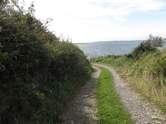 The Barr Hall Bay pedestrian access... © Eric Jones :: Geograph Ireland