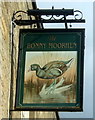 NY9939 : Sign for the Bonny Moorhen public house, Stanhope by JThomas