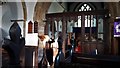 Chancel arch and screen in St Martin