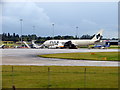 PIA plane at Birmingham International