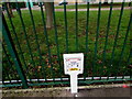 Oil pipeline marker, School Lane, Quedgeley