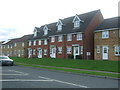 New housing on the A689, Crook