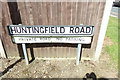 Huntingfield Road sign