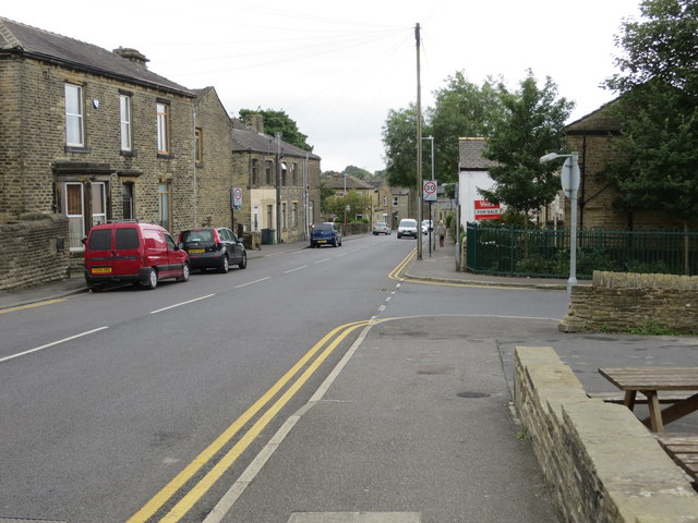 Scholes Lane in Scholes heading towards... © Peter Wood :: Geograph ...