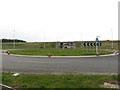 NZ1886 : Roundabout on the Morpeth Northern Bypass by Graham Robson