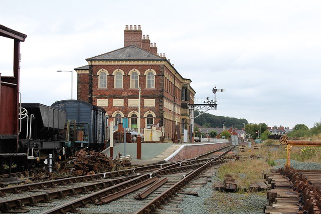 Oswestry station © Richard Hoare :: Geograph Britain and 