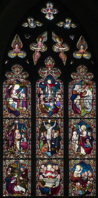 St Mary, Bures - Stained glass window