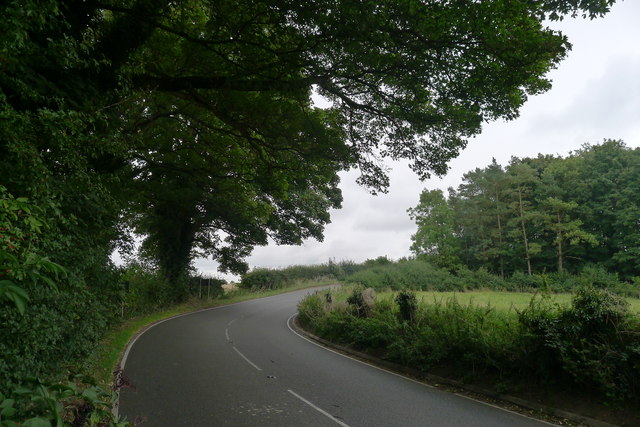 Garthorpe Road (B676) leaving Saxby