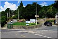 ST0483 : Hairpin bend in the B4595, Llantrisant by Jaggery