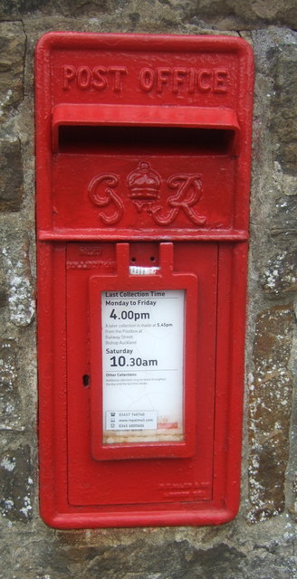 George VI postbox on Front Street,... © JThomas :: Geograph Britain and ...