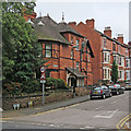 The corner of Sherwood Rise and Wiverton Road