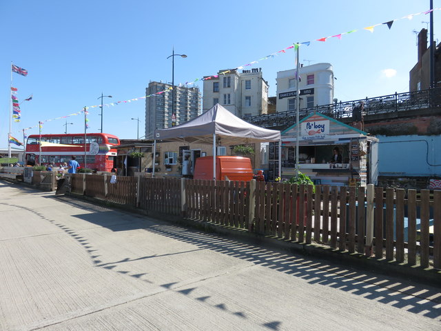 Cafes on the Royal Crescent Promenade, Margate