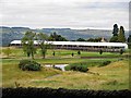 NZ1265 : Temporary event building for British Masters 2017, Close House Golf Course by Andrew Curtis