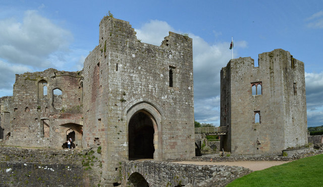 Raglan Castle, South Gate and Great Tower