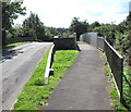 Parallel road bridge and footbridge, Cardiff Road, Llantrisant