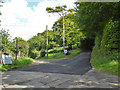 New road surface up the hill