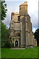 TL1030 : Hexton Church tower by David Martin