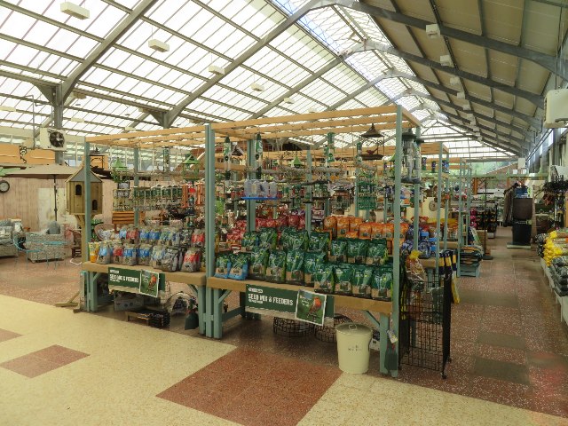 Inside Conkers garden centre