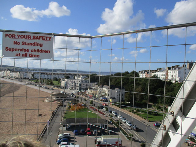 Exmouth Esplanade from the Wheel