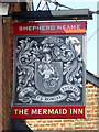 Inn sign, The Mermaid Inn, Bishopsbourne