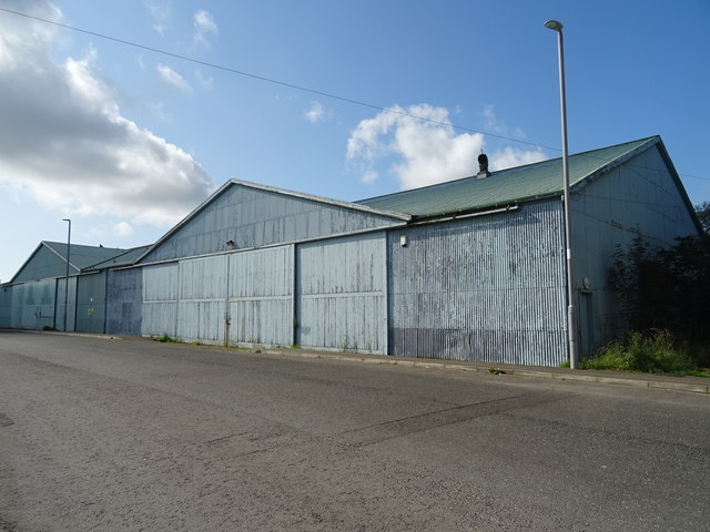Former aircraft hangars