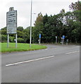 City and County of Cardiff boundary sign